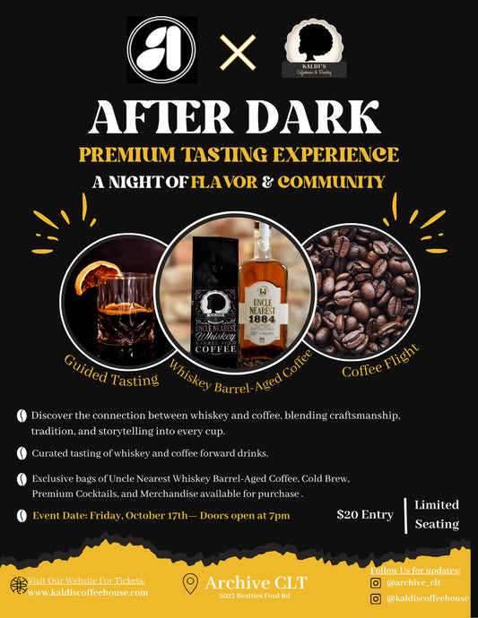 Archive CLT + Kaldi's Coffeehouse & Roastery: Coffee After Dark Series